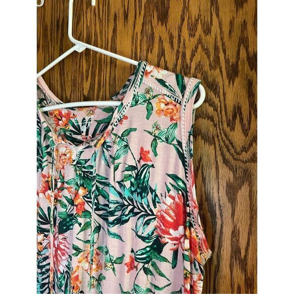 Ruff Hewn Floral Tank Top Woman’s Size PXL Multicolored - Picture 3 of 9